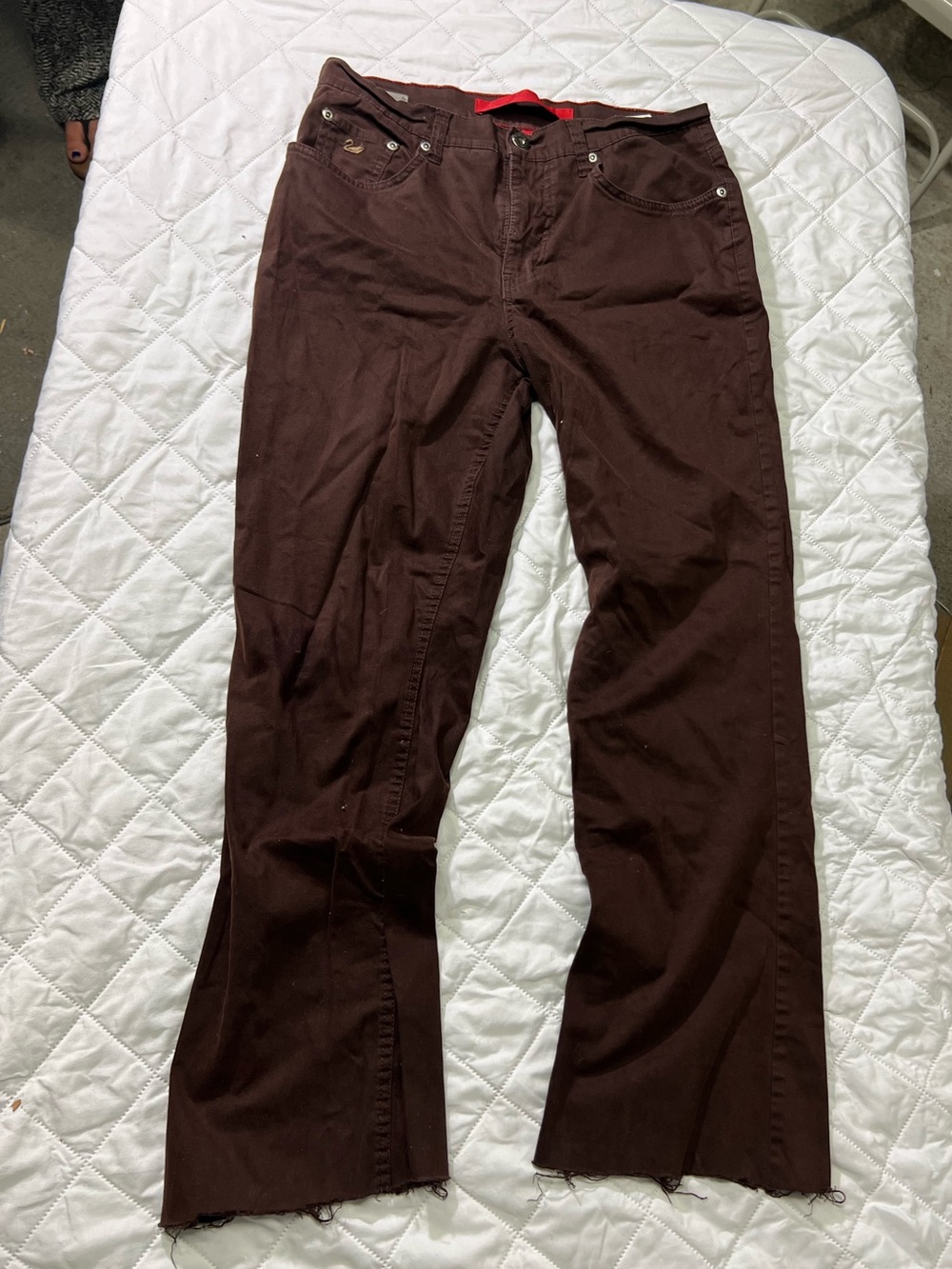 Brown Gloria Vanderbilt low rise cotton jeans